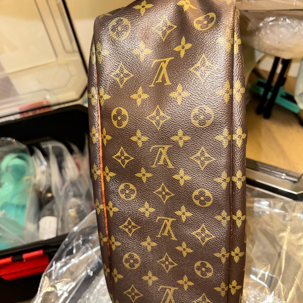 Louis Vuitton Monogram Duffel Bag in Brown and Tan - Picture 13 of 13